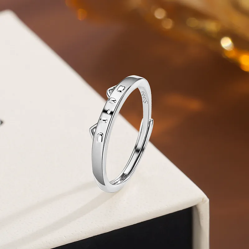 UZIID S999 Fine Silver Rings Unisex-6