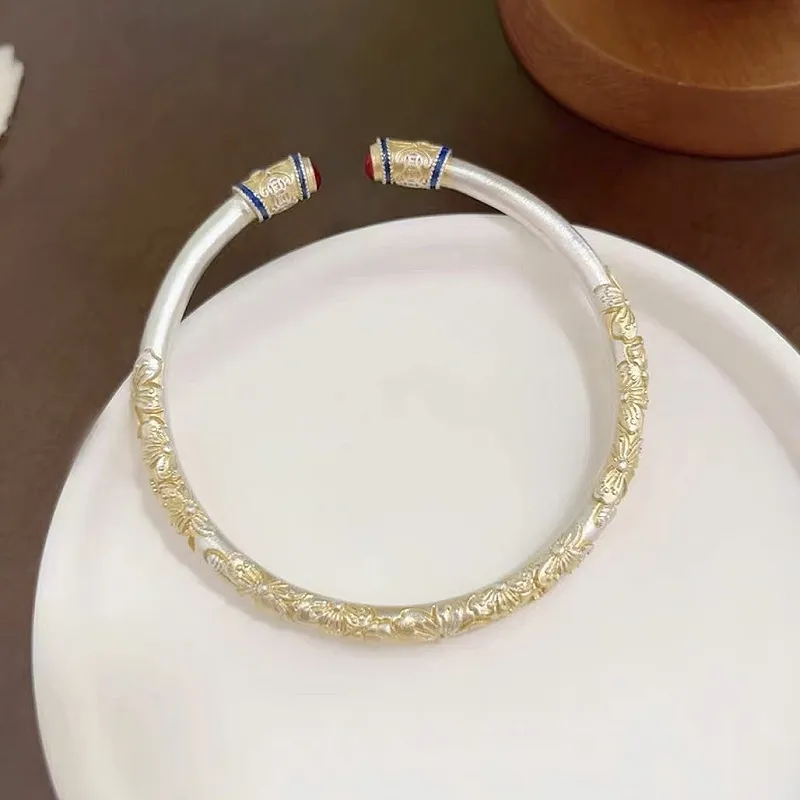UZIID S999 Silver Bangles Women's-2