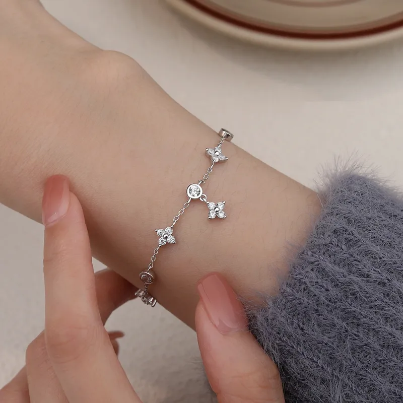 UZIID 925 Sterling Silver Bracelets Women's-4
