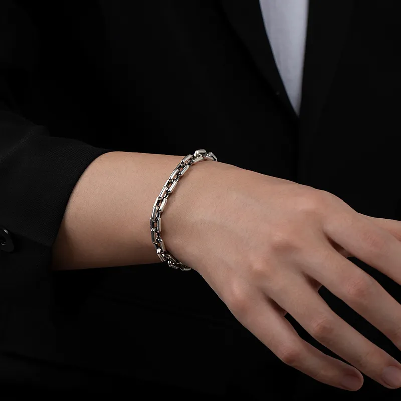 UZIID 925 Sterling Silver Bracelets Unisex-5