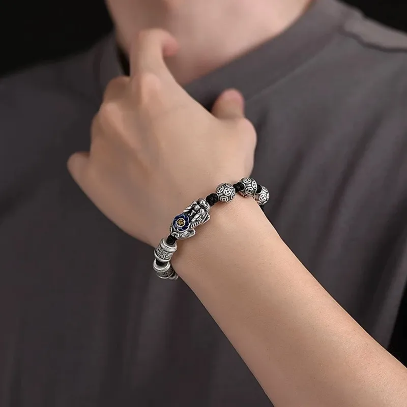 UZIID S999 Silver Pure Silver Bracelets Unisex-6