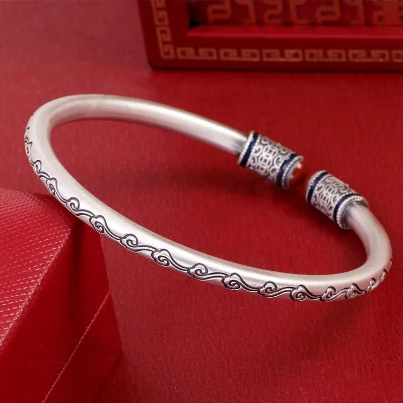 UZIID 999 Fine Silver Bangles Unisex-10