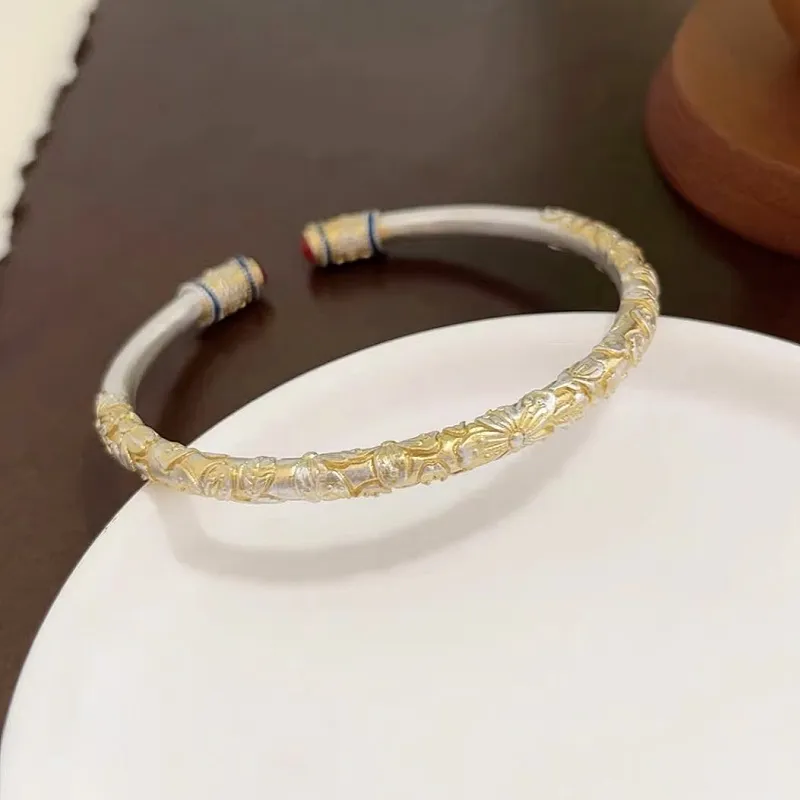 UZIID S999 Silver Bangles Women's-1