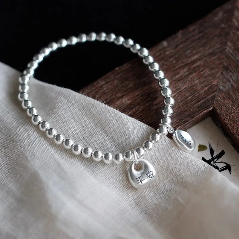 UZIID S999 Silver Pure Silver Bracelets Women's-3