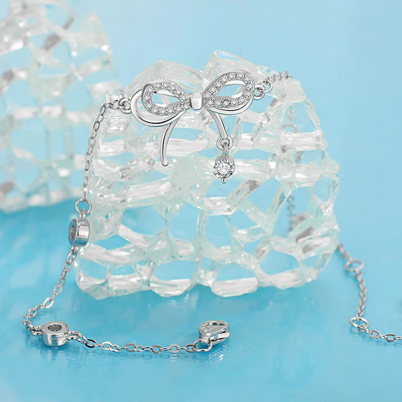UZIID S925 Silver Zircon Bracelets Women's-3