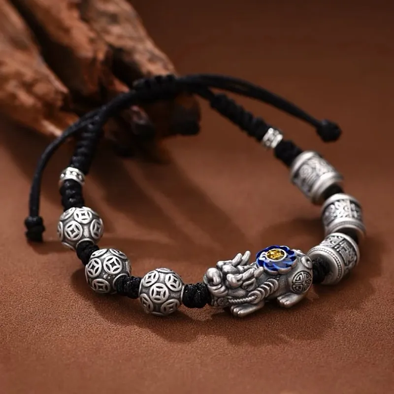 UZIID S999 Silver Pure Silver Bracelets Unisex-1