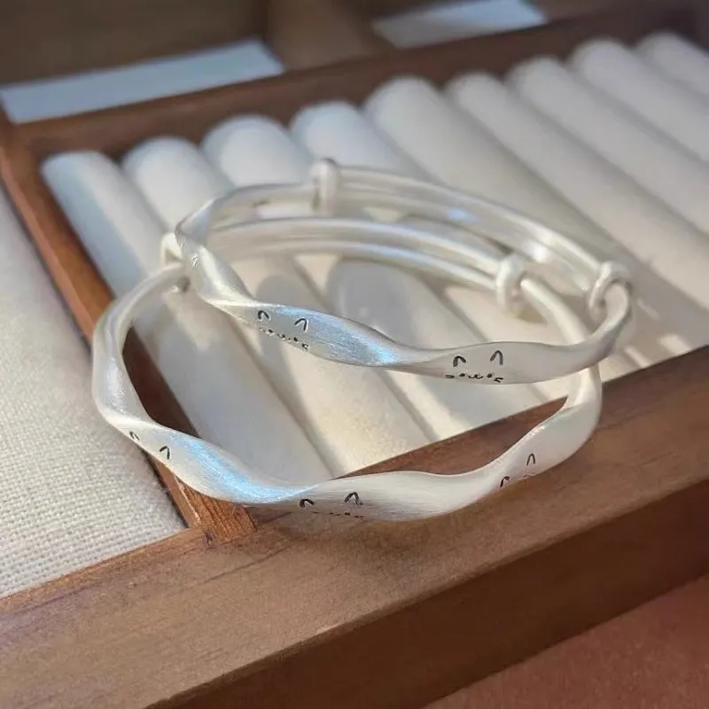 UZIID S999 Silver Bangles Women's-1