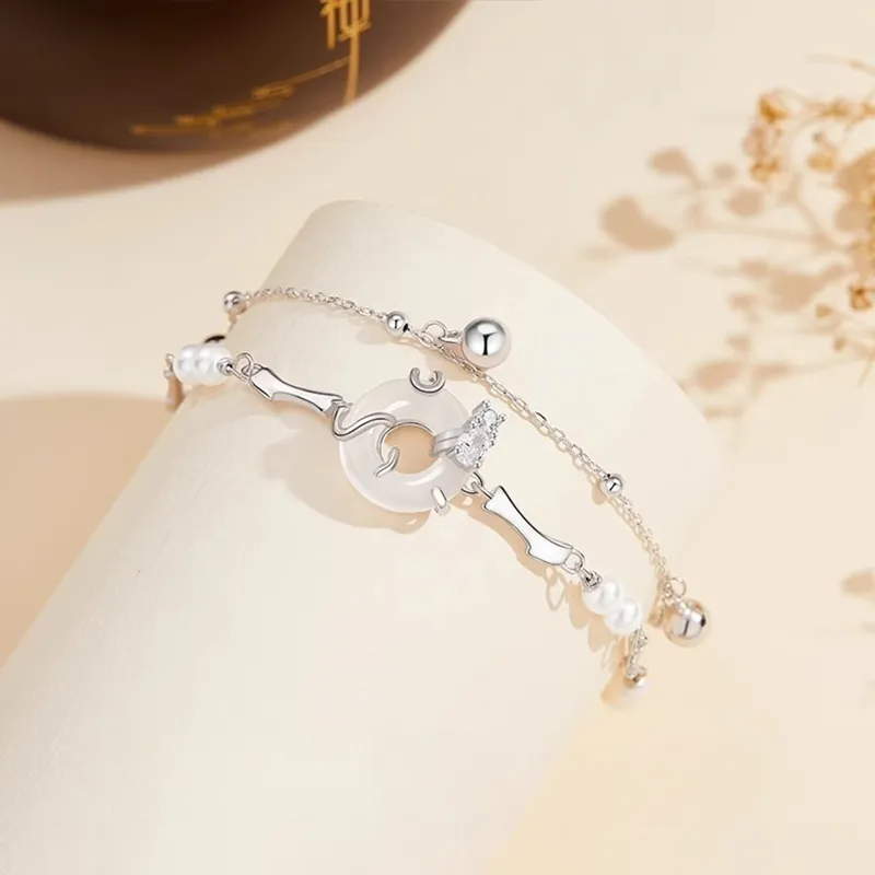 UZIID 999 Fine Silver Bracelets Women's-5