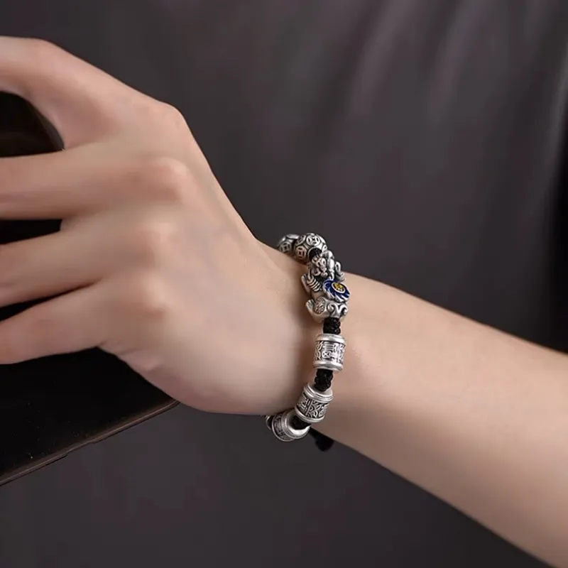 UZIID S999 Silver Pure Silver Bracelets Unisex-2