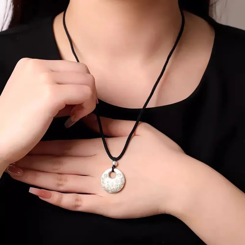 UZIID S999 Fine Silver Necklaces Women's-1