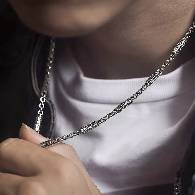 UZIID 925 Sterling Silver Necklaces Unisex-5