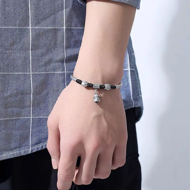 UZIID S999 Fine Silver Pure Silver Bracelets Unisex-4