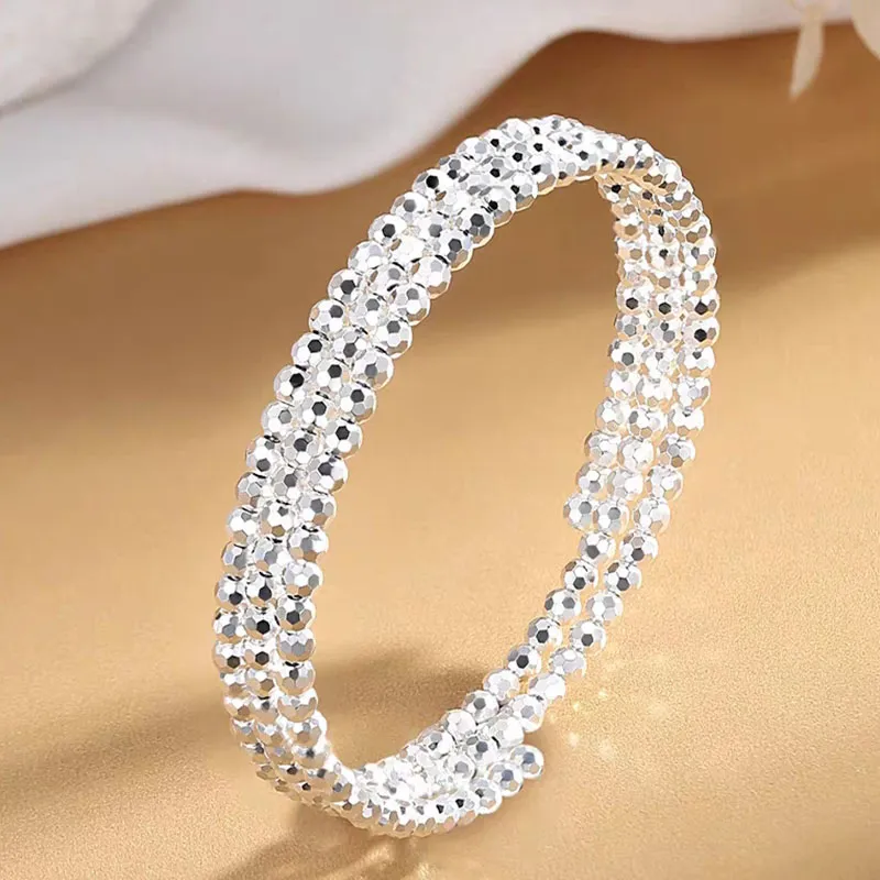 UZIID S999 Fine Silver Bangles Women's-1