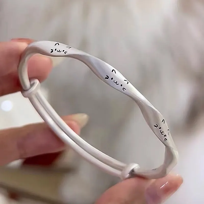 UZIID S999 Silver Bangles Women's-3