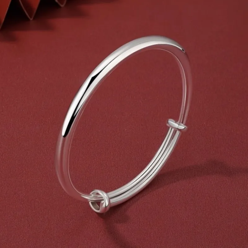 UZIID S999 Silver Bangles Women's-2