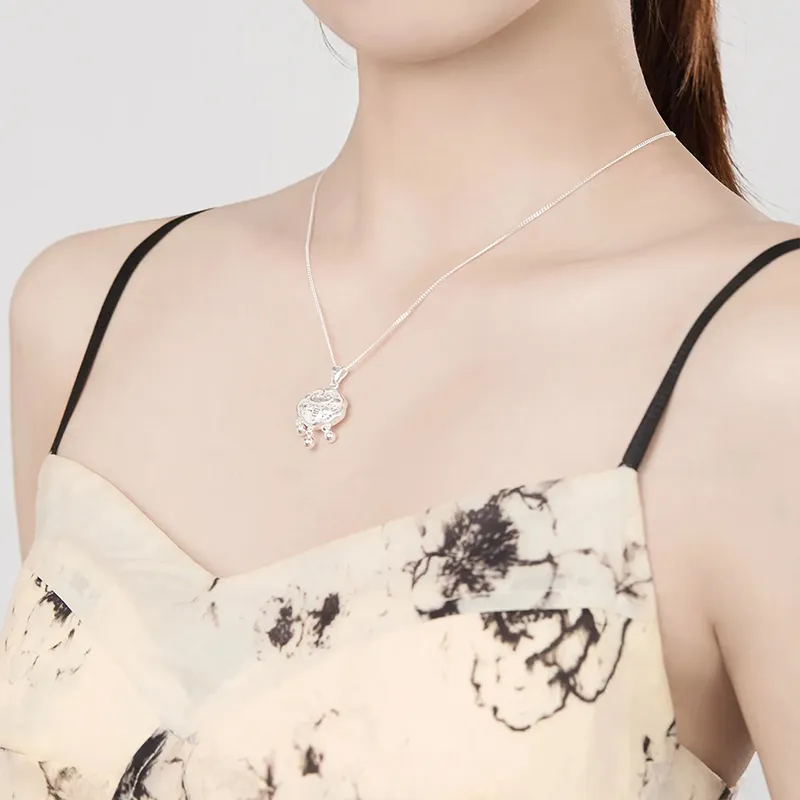 UZIID S999 Fine Silver Necklaces Women's-5