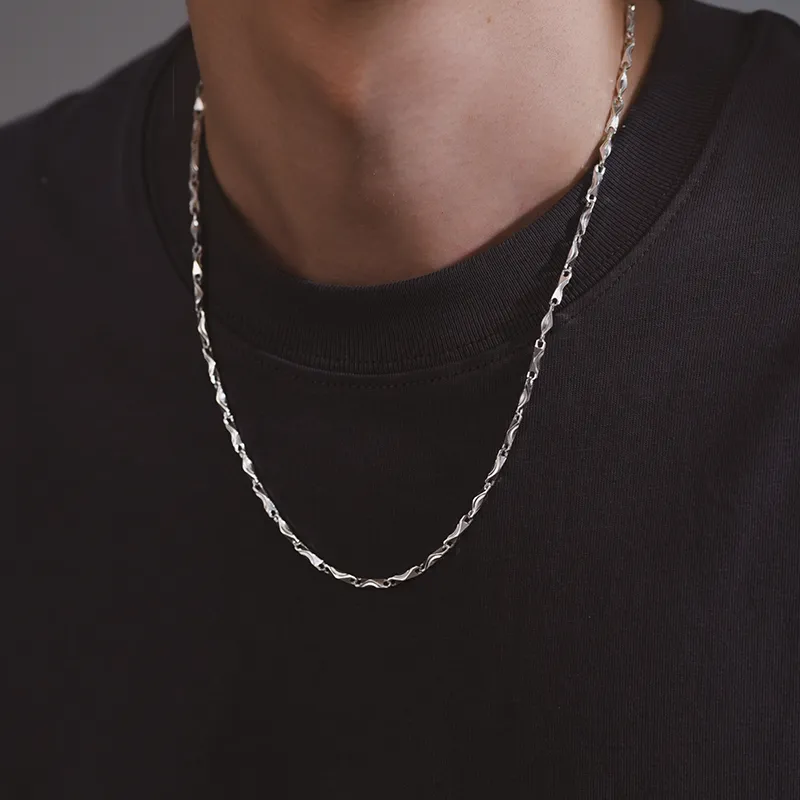 UZIID 999 Fine Silver Necklaces Unisex-9