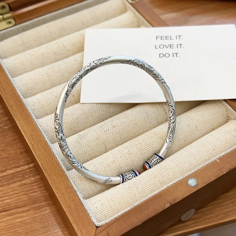 UZIID 999 Fine Silver Bangles Unisex-4