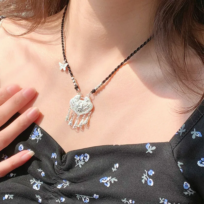 UZIID Sterling Silver Necklaces Women's-6