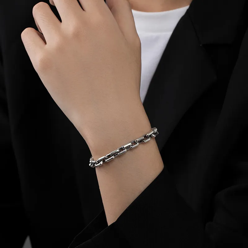 UZIID 925 Sterling Silver Bracelets Unisex-4