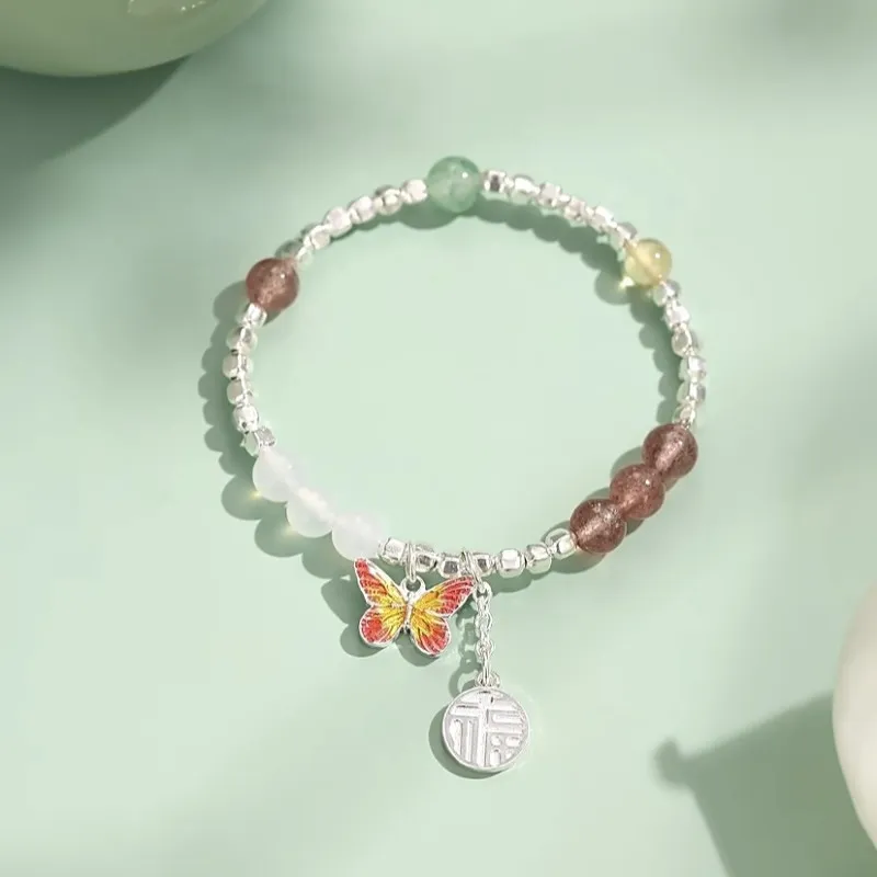 UZIID Sterling Silver S999 Silver Bracelets Women's-3