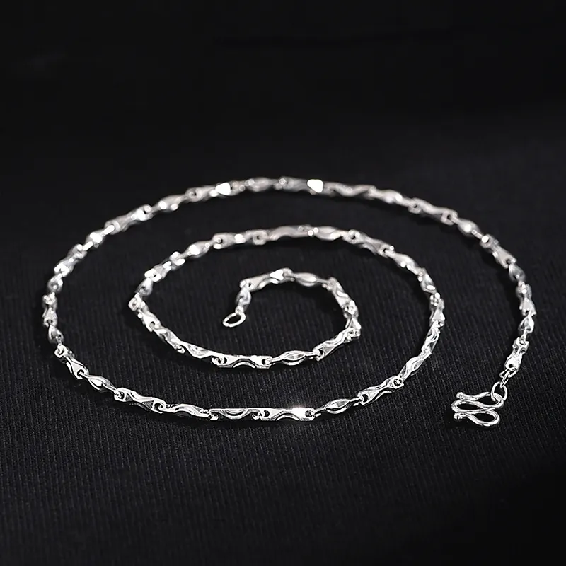 UZIID 999 Fine Silver Necklaces Unisex-8