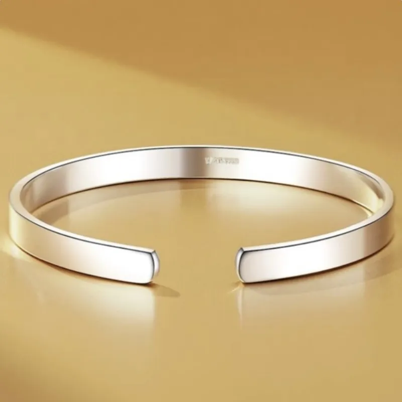 UZIID Sterling Silver S999 Silver Bangles Women's-5