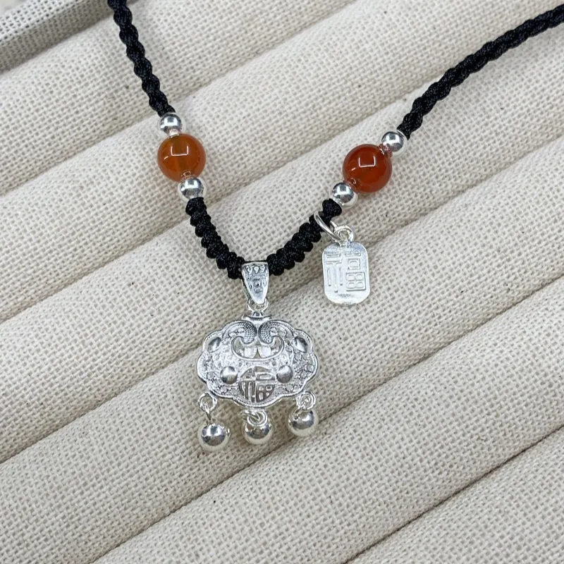 UZIID Sterling Silver Necklaces Unisex-3