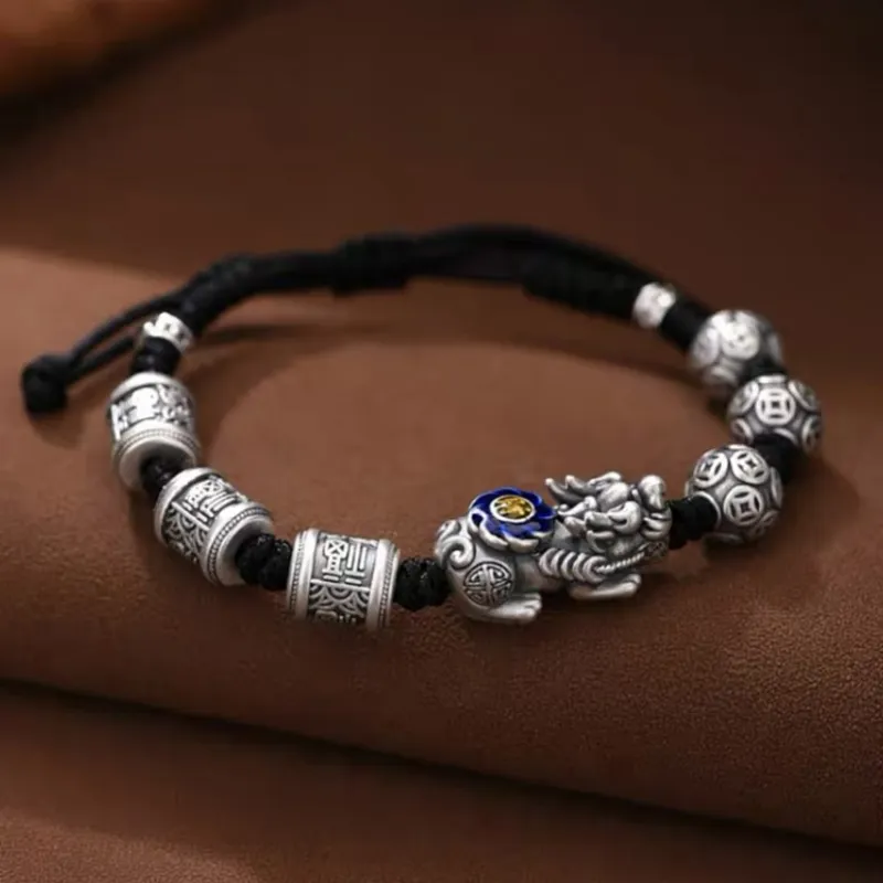 UZIID S999 Silver Pure Silver Bracelets Unisex-3