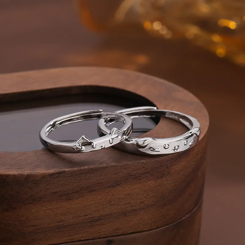 UZIID S999 Fine Silver Rings Unisex-3