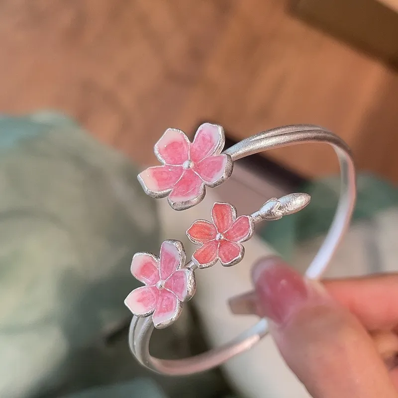 UZIID S999 Fine Silver Sterling Silver Bracelets Women's-2