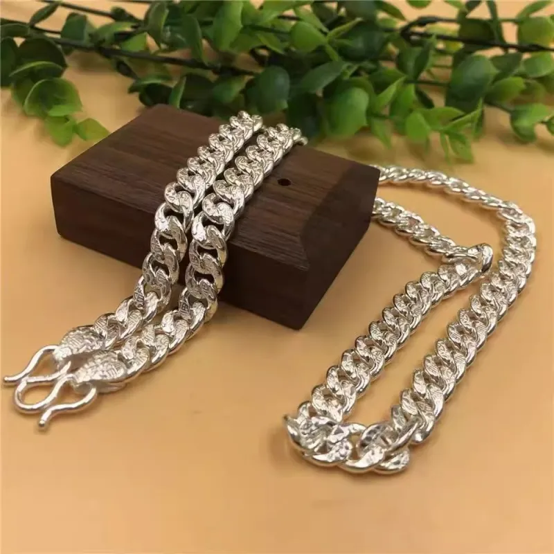 UZIID Sterling Silver Necklaces Men's-1