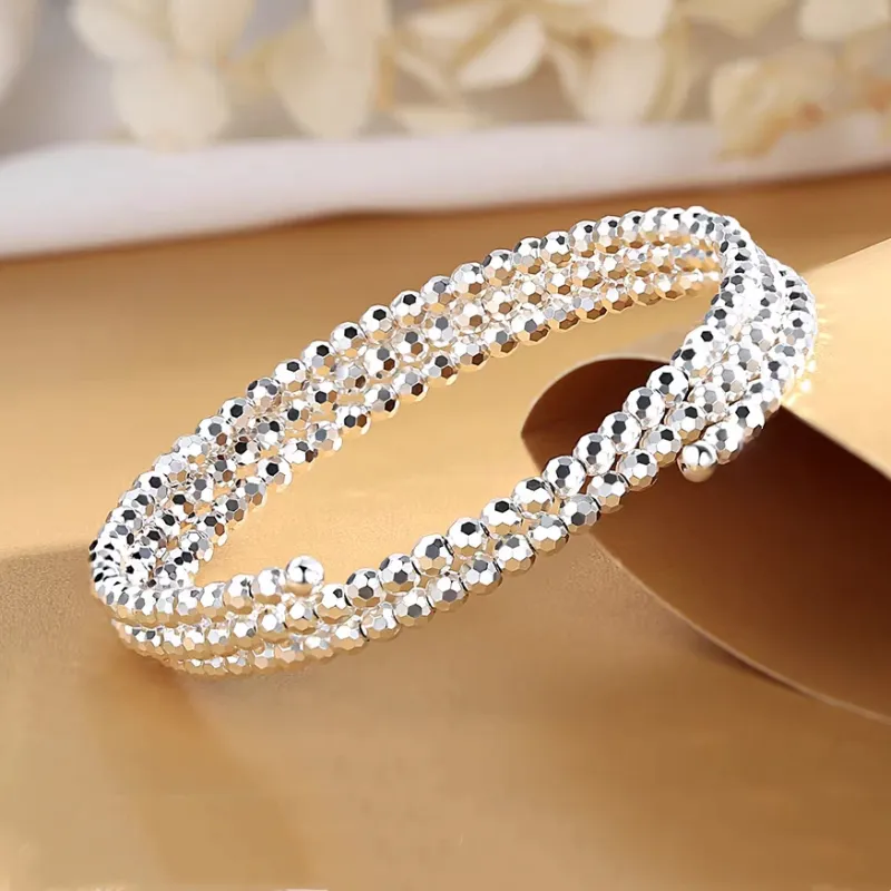 UZIID S999 Fine Silver Bangles Women's-2