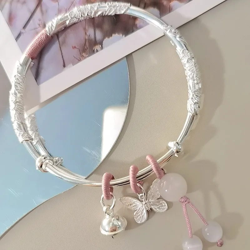 UZIID S999 Fine Silver Bangles Women's-1