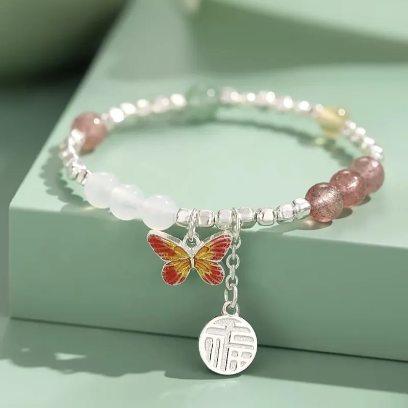 UZIID Sterling Silver S999 Silver Bracelets Women's-1