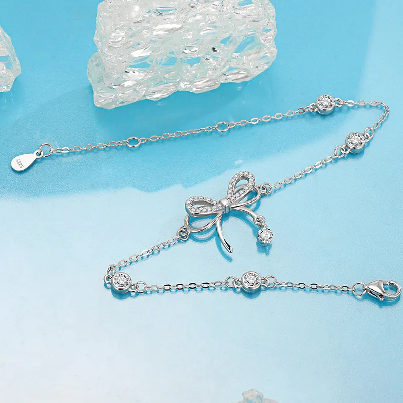 UZIID S925 Silver Zircon Bracelets Women's-4