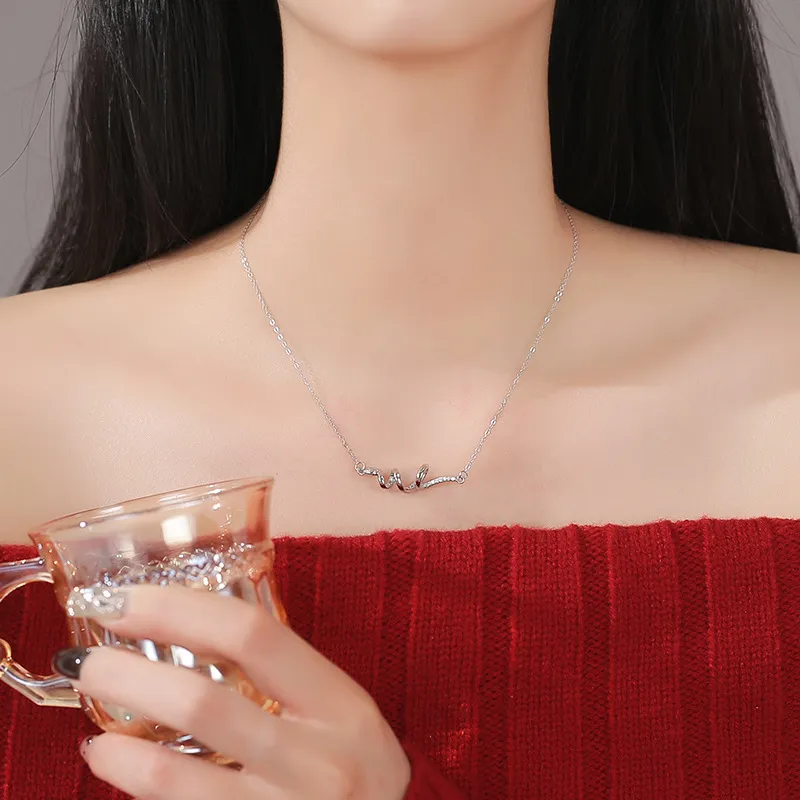 UZIID Sterling Silver Necklaces Women's-4