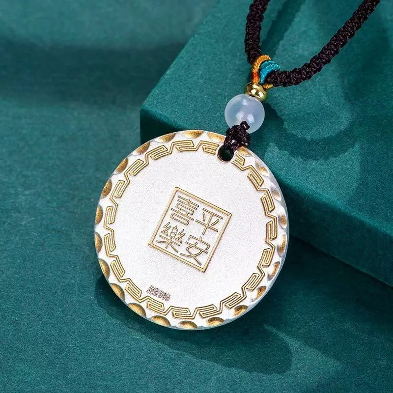 UZIID S999 Fine Silver Necklaces Unisex-2