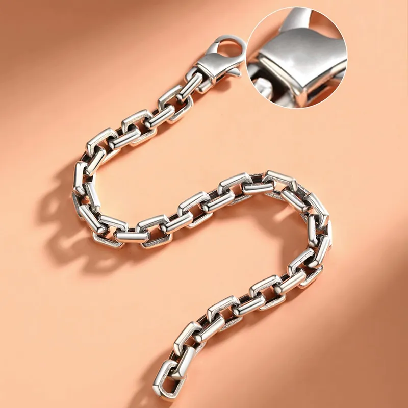 UZIID 925 Sterling Silver Bracelets Unisex-3