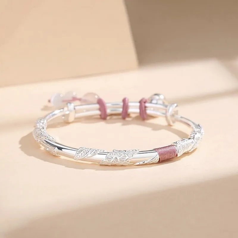 UZIID S999 Fine Silver Bangles Women's-6