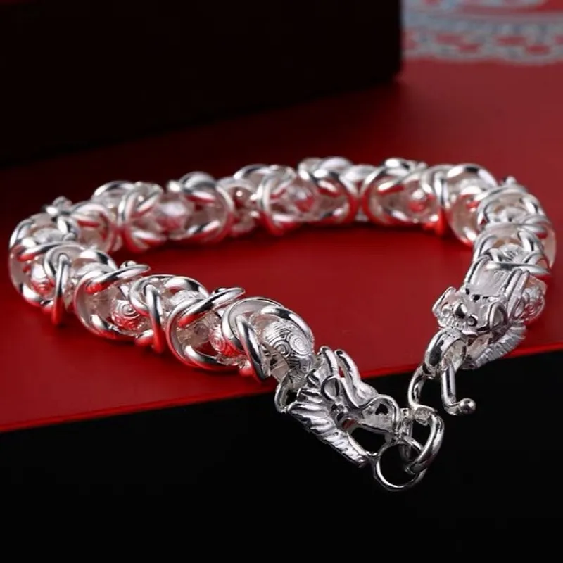 UZIID Sterling Silver Bracelets Unisex Silver-3