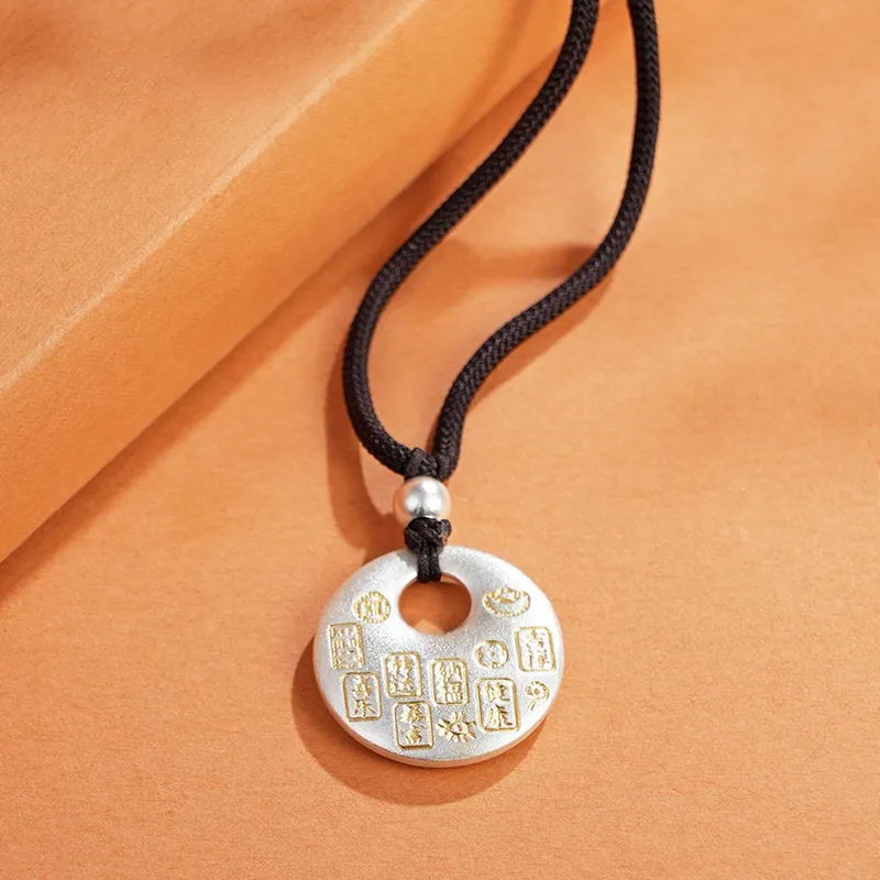 UZIID Sterling Silver S999 Silver Necklaces Women's-4