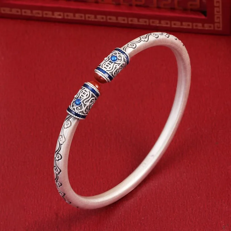 UZIID 999 Fine Silver Bangles Unisex-7