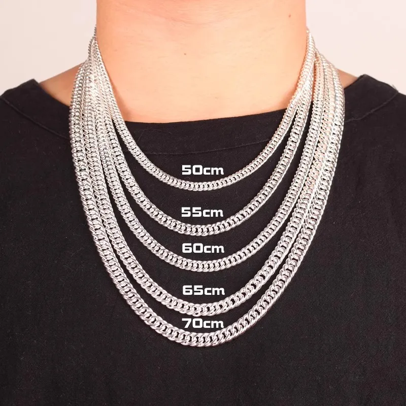 UZIID 999 Fine Silver Necklaces Unisex-4