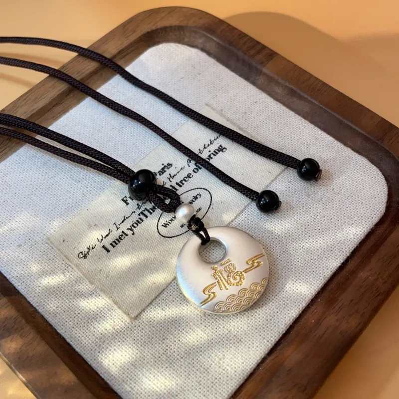 UZIID S999 Fine Silver Necklaces Women's-3