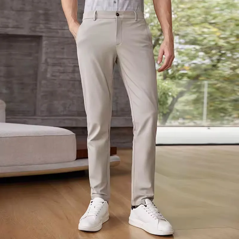DEGRE ZERO Casual Pants Men's Khaki-1