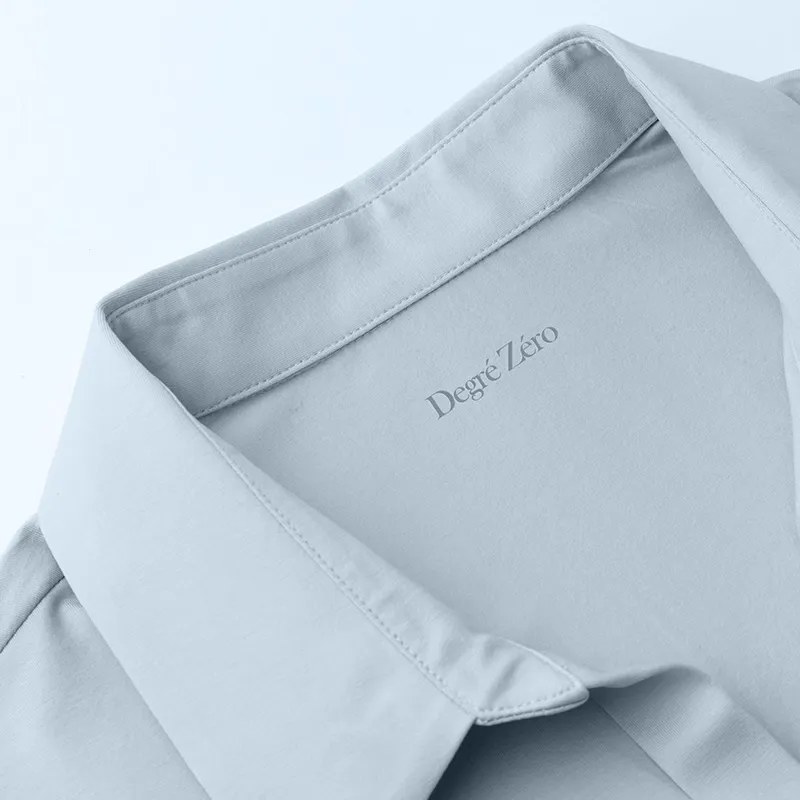 DEGRE ZERO Shirt Women's Blue Gray-4