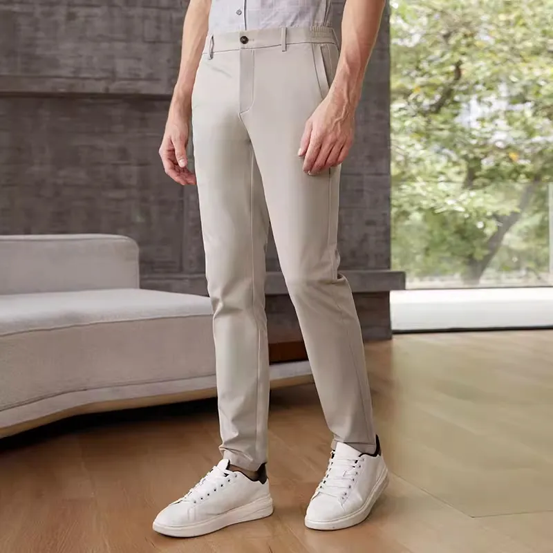 DEGRE ZERO Casual Pants Men's Khaki-4