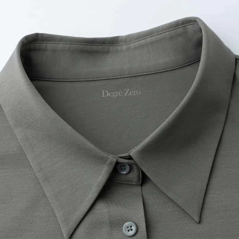 DEGRE ZERO Shirt Women's Green Plum-3
