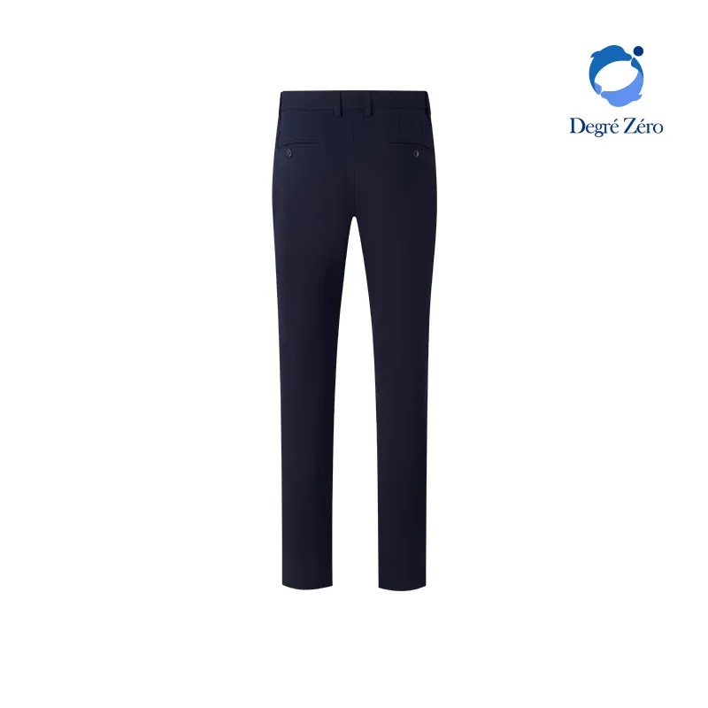 DEGRE ZERO Casual Pants Men's Navy Blue-2